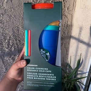 Starbucks color changing reusable cups 🌈